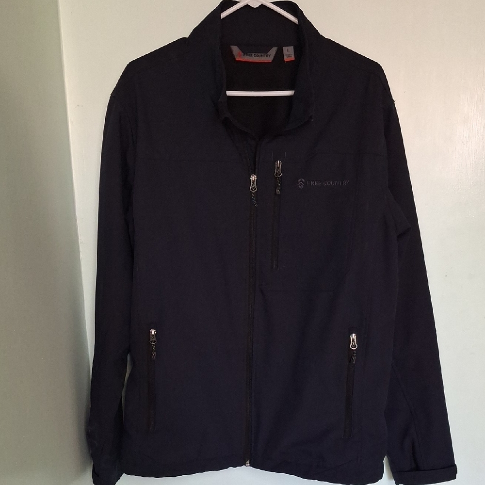 Free Country Black Spring Coat